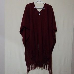 🌷Maroon Wool Shawl